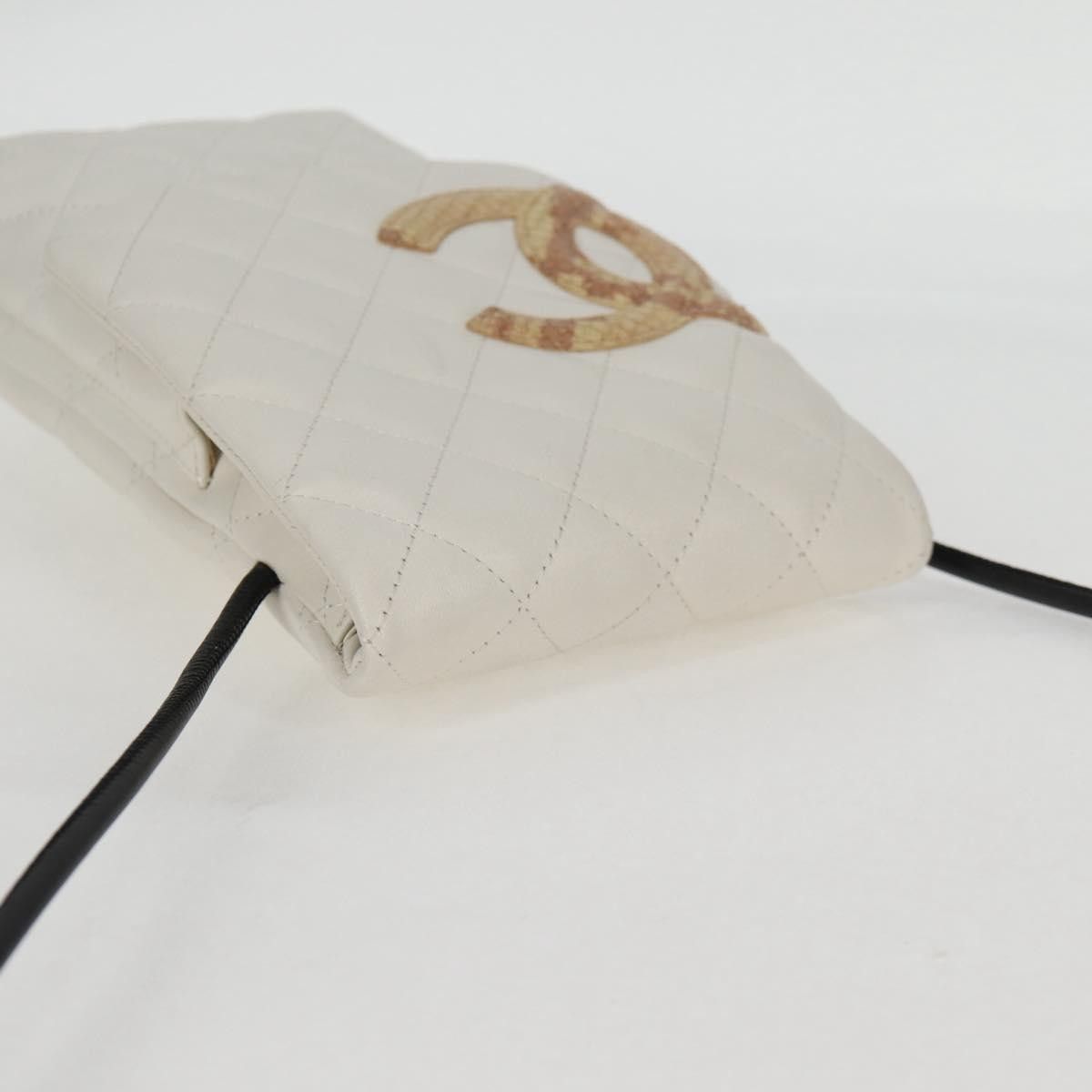 Chanel Chanel Cambon Flap Crossbody Bag Quilted Lambskin Size ONE SIZE - 14 Thumbnail
