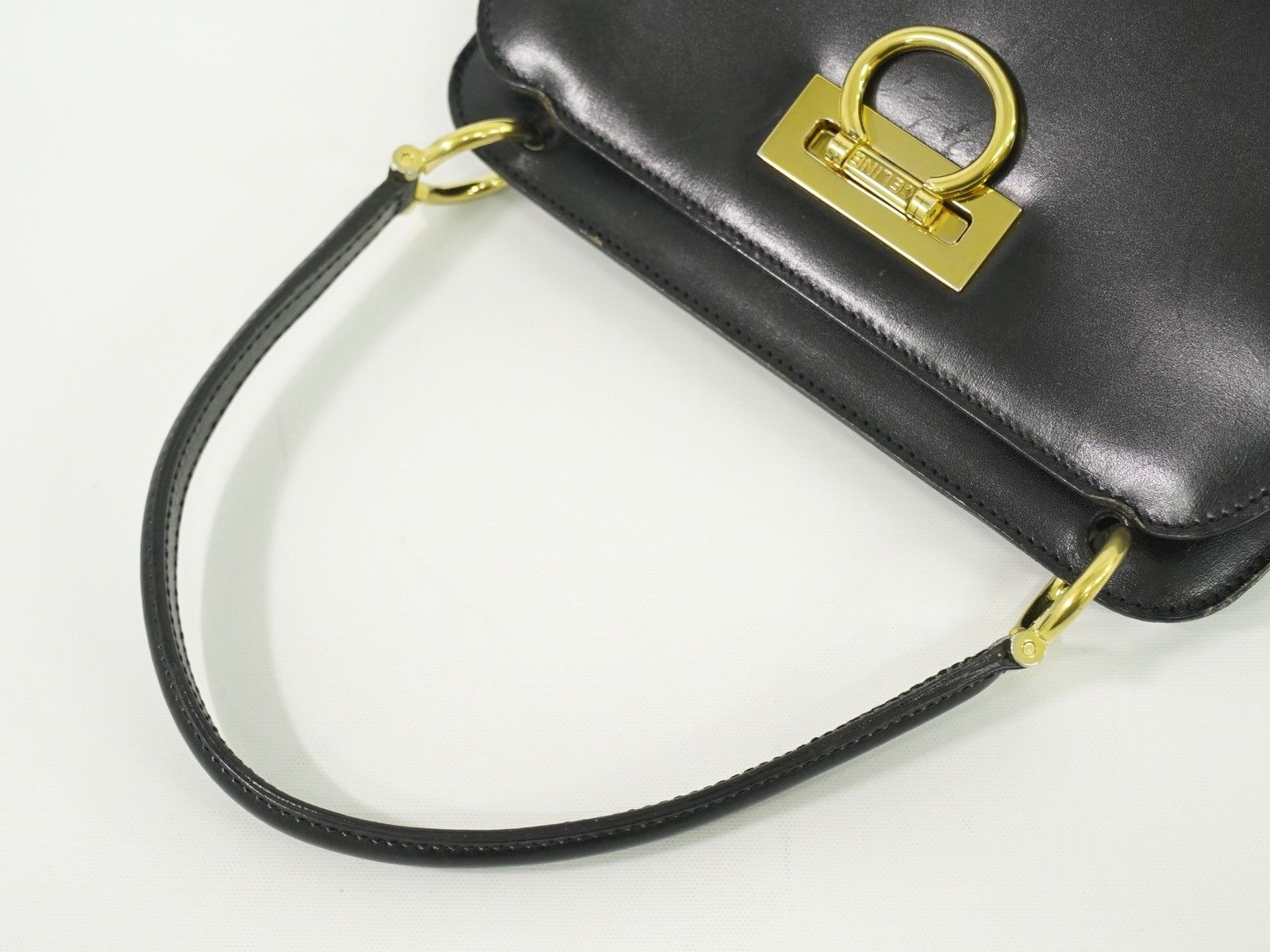 Celine Celine Gancini Handbag Leather Size ONE SIZE - 6 Thumbnail