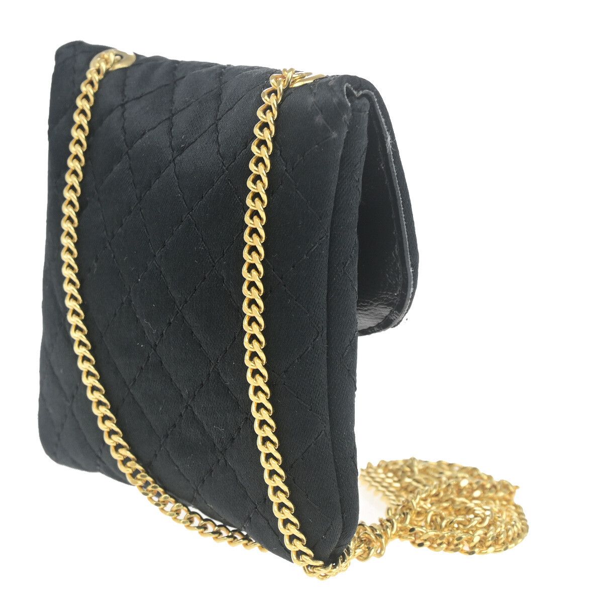 Chanel Chanel CC Logo Micro Matelasse Shoulder Bag Pouch Canvas Size ONE SIZE - 4 Thumbnail