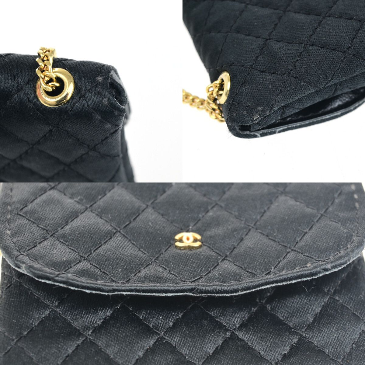 Chanel Chanel CC Logo Micro Matelasse Shoulder Bag Pouch Canvas Size ONE SIZE - 17 Thumbnail