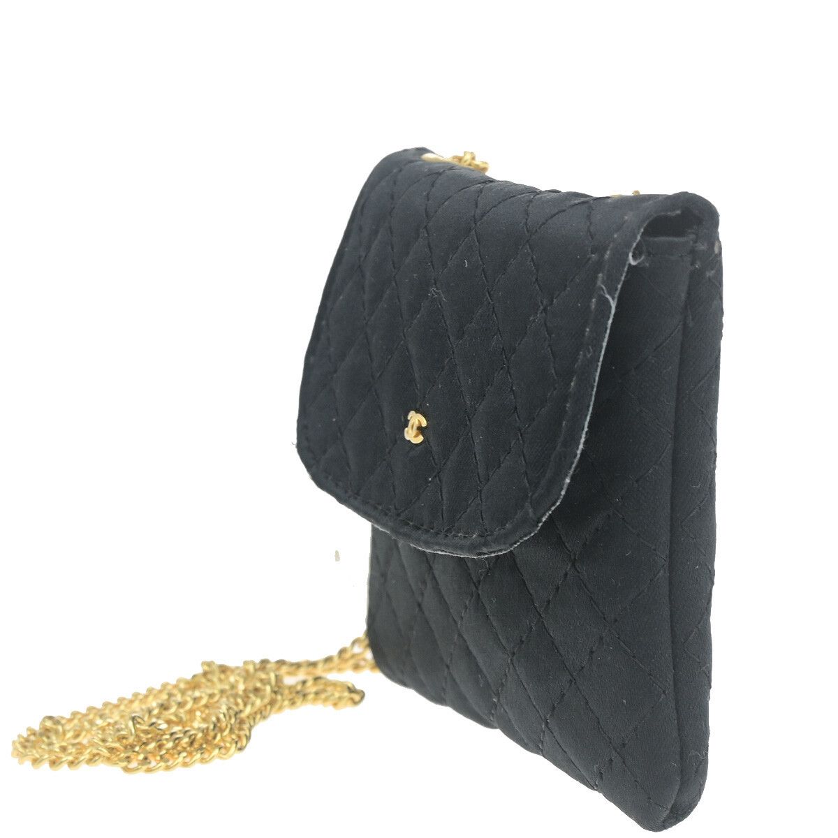Chanel Chanel CC Logo Micro Matelasse Shoulder Bag Pouch Canvas Size ONE SIZE - 3 Thumbnail