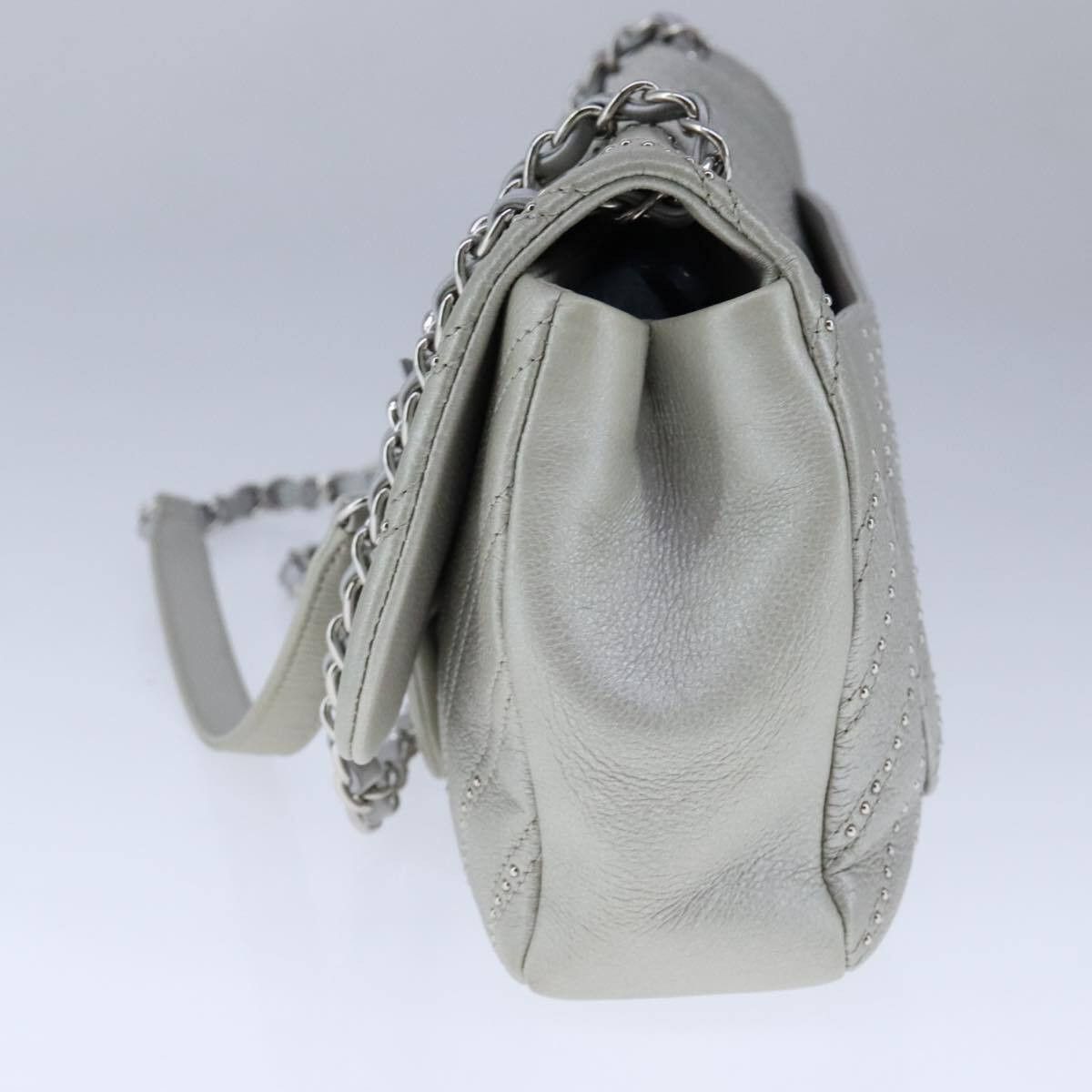 Chanel Chanel Vintage Classic Single Flap Bag Stitched Calfskin Size ONE SIZE - 4 Thumbnail