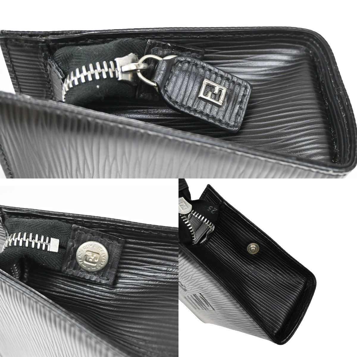 Fendi Fendi FENDI Logo Clutch Leather Size ONE SIZE - 9 Thumbnail