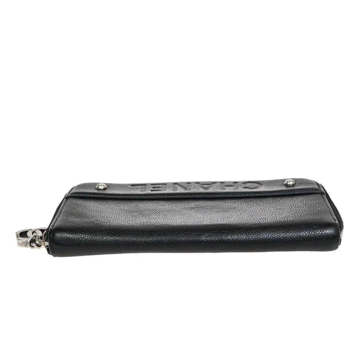 Chanel Chanel CC Logo Zipper Long Bifold Leather Size ONE SIZE - 10 Thumbnail