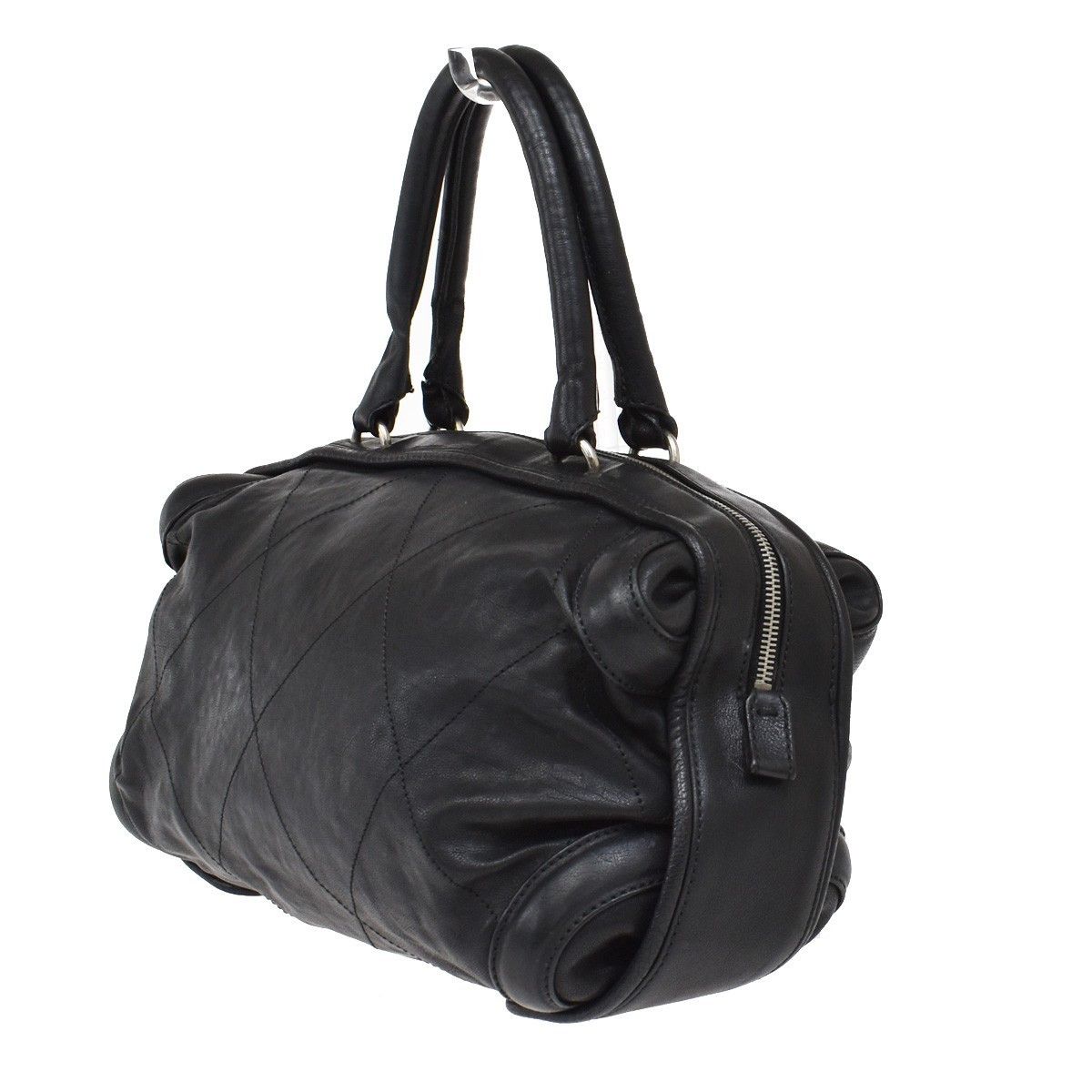 Chanel Chanel Coco Bowling Bag Quilted Leather Size ONE SIZE - 3 Thumbnail