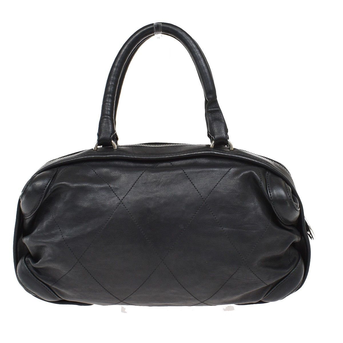 Chanel Chanel Coco Bowling Bag Quilted Leather Size ONE SIZE - 2 Thumbnail