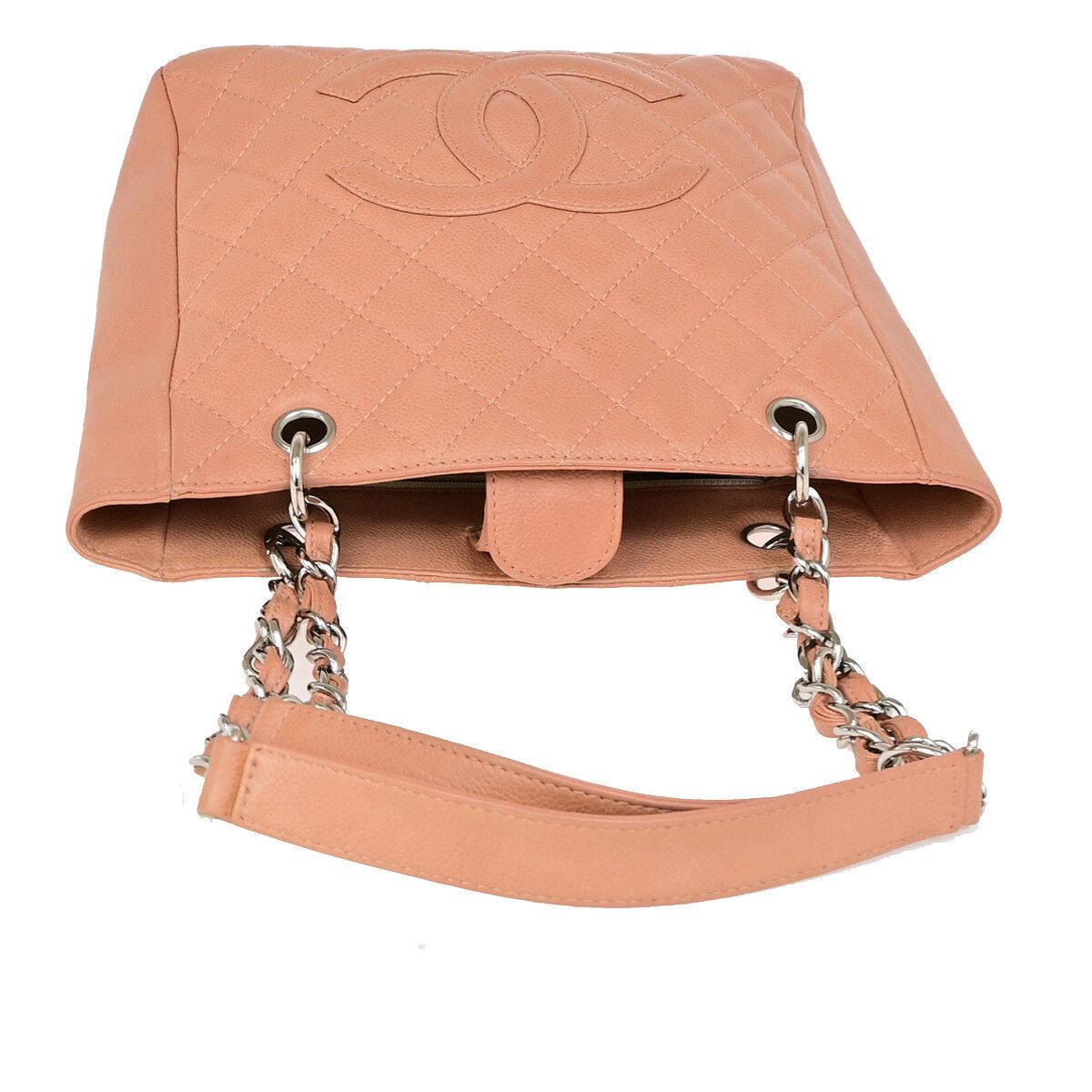 Chanel Chanel Petite Shopping Tote Quilted Calfskin Size ONE SIZE - 8 Thumbnail