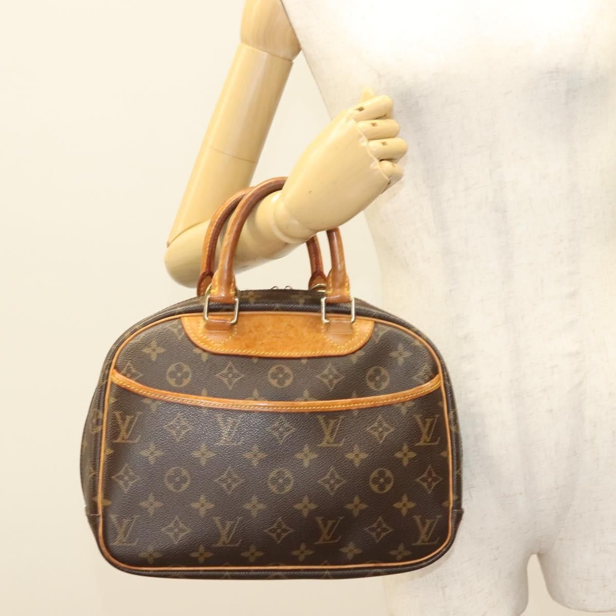 Louis Vuitton Louis Vuitton Trouville Handbag Monogram Canvas Size ONE SIZE - 14 Thumbnail