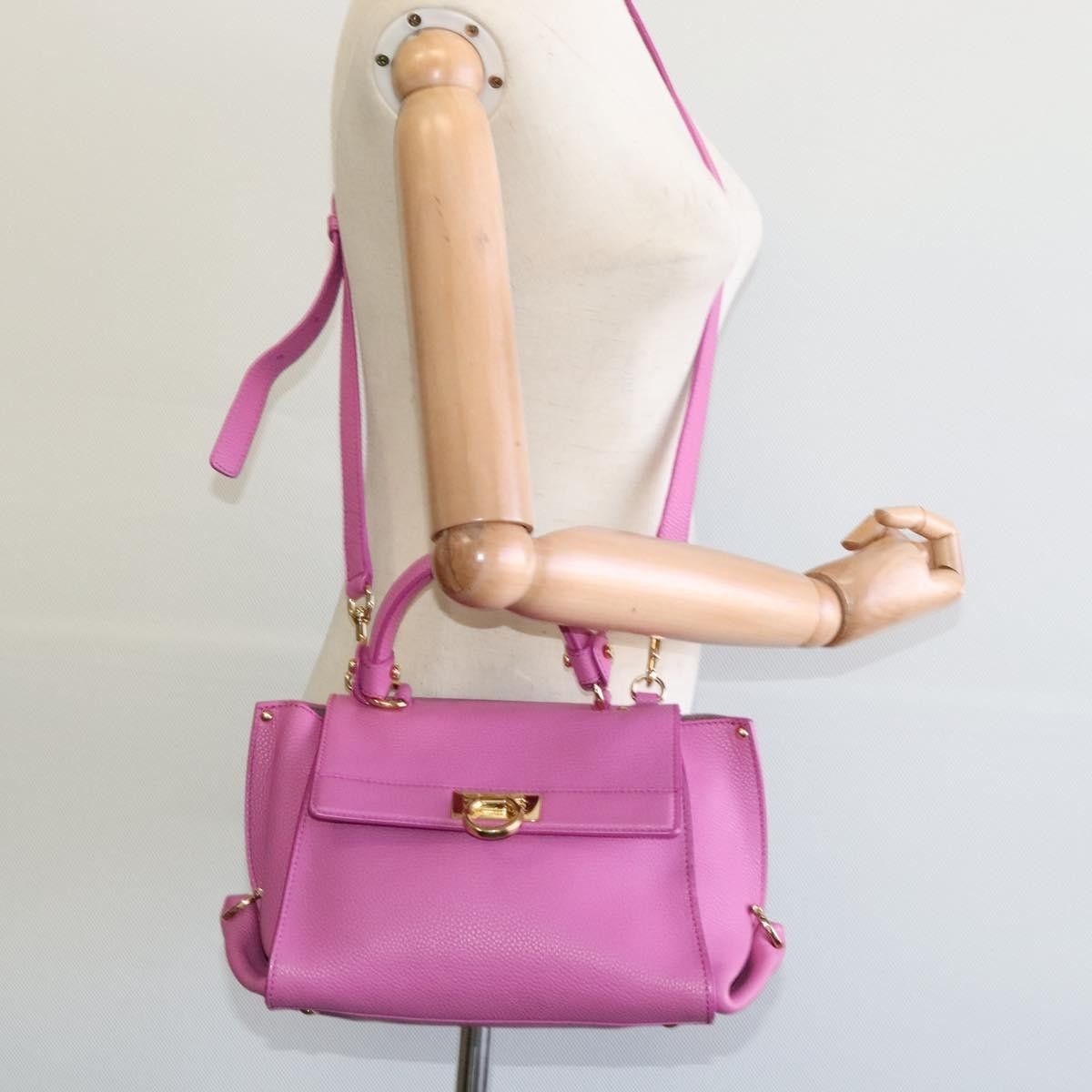 Salvatore Ferragamo Salvatore Ferragamo Sofia Satchel Leather Size ONE SIZE - 14 Thumbnail