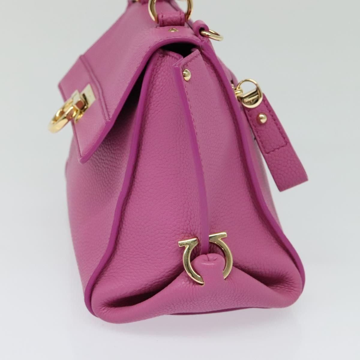 Salvatore Ferragamo Salvatore Ferragamo Sofia Satchel Leather Size ONE SIZE - 4 Thumbnail