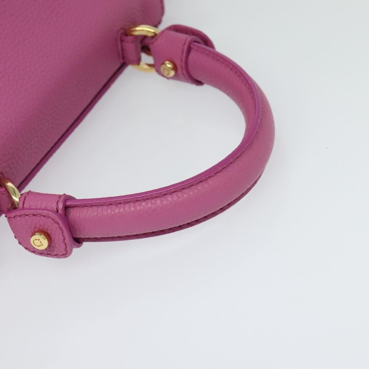Salvatore Ferragamo Salvatore Ferragamo Sofia Satchel Leather Size ONE SIZE - 7 Thumbnail