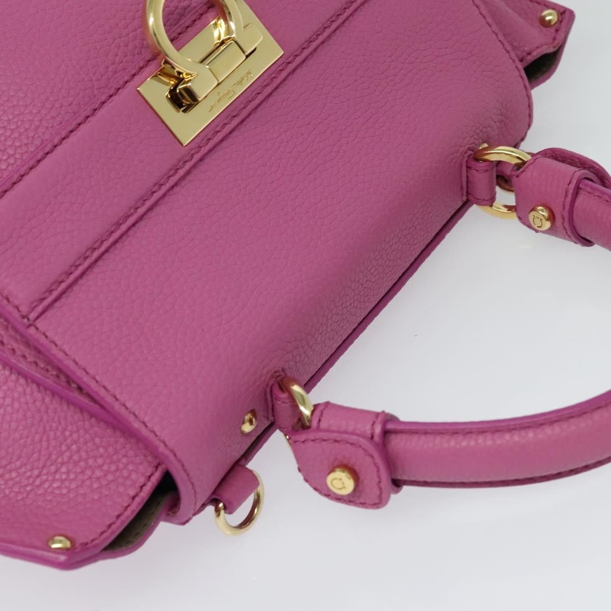 Salvatore Ferragamo Salvatore Ferragamo Sofia Satchel Leather Size ONE SIZE - 16 Thumbnail