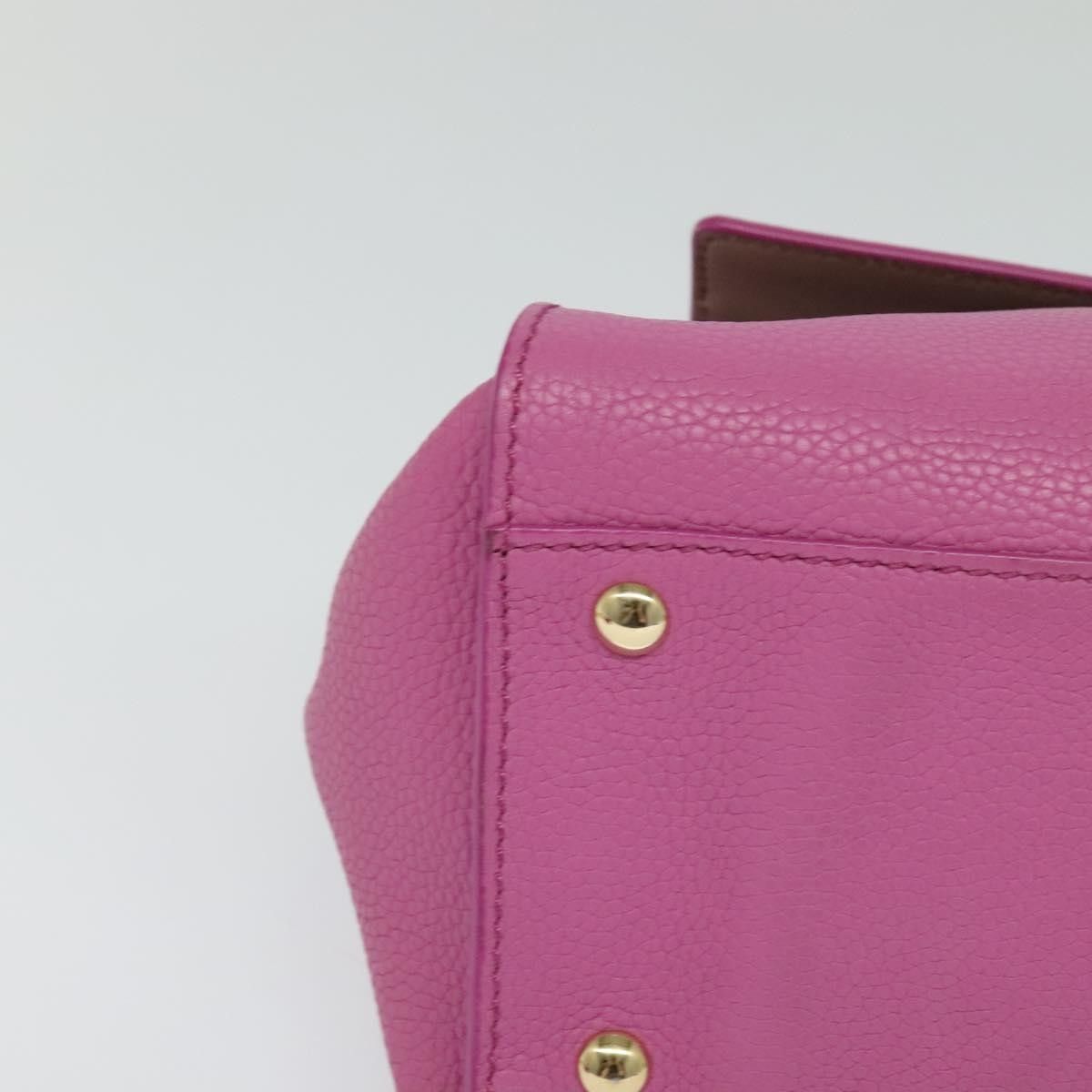 Salvatore Ferragamo Salvatore Ferragamo Sofia Satchel Leather Size ONE SIZE - 8 Thumbnail