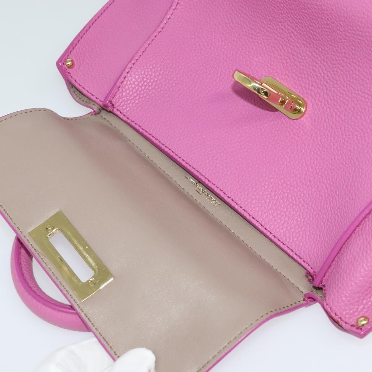 Salvatore Ferragamo Salvatore Ferragamo Sofia Satchel Leather Size ONE SIZE - 20 Thumbnail