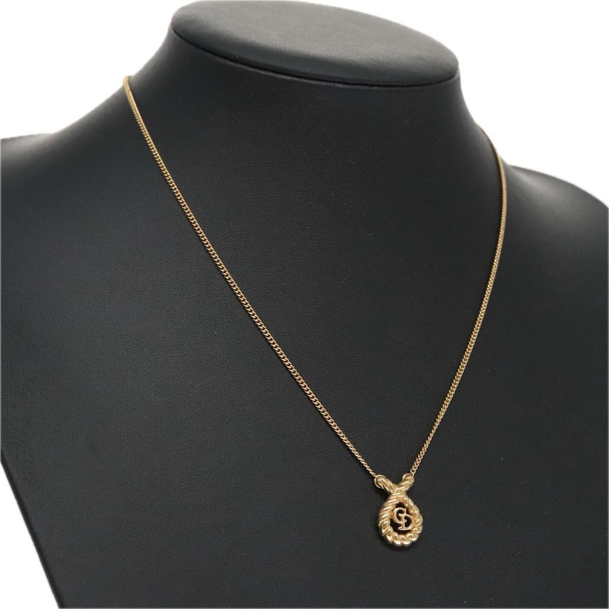 Dior Christian Dior Vintage CD Pendant Necklace Metal Size ONE SIZE - 7 Thumbnail