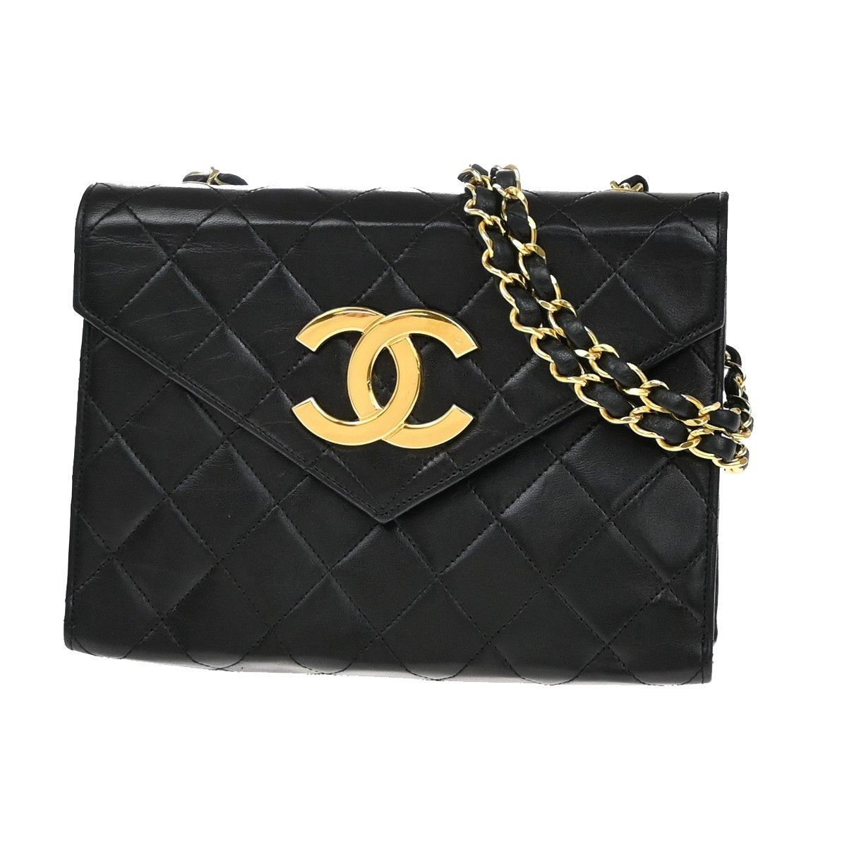 Chanel Chanel Vintage CC Mini chain Shoulder Bag Leather Size ONE SIZE - 13 Thumbnail