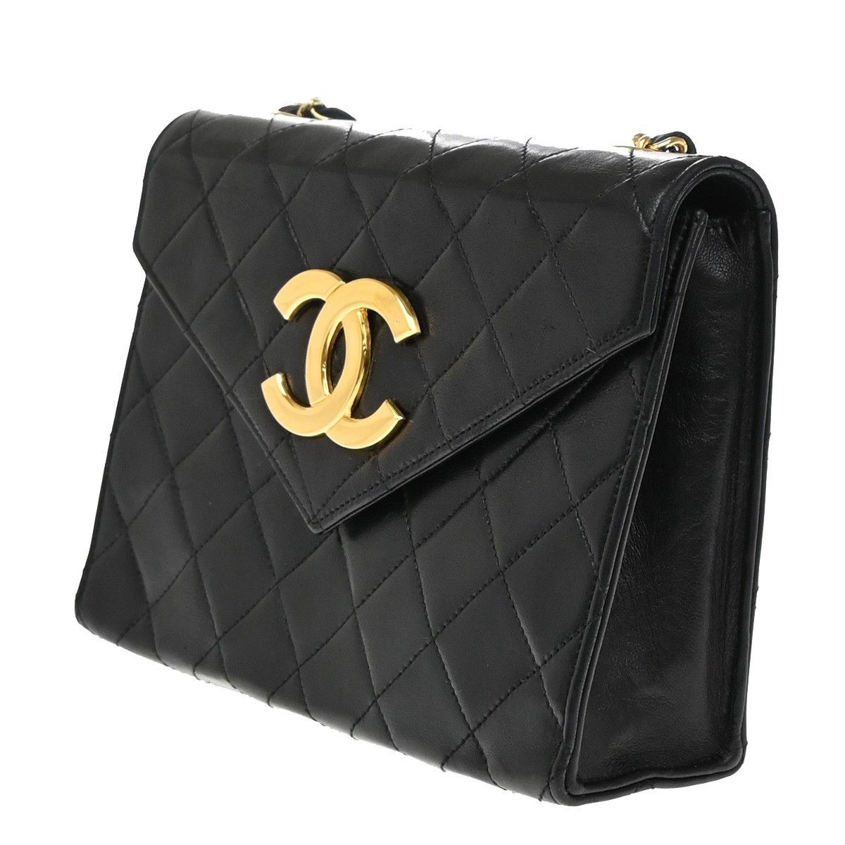 Chanel Chanel Vintage CC Mini chain Shoulder Bag Leather Size ONE SIZE - 3 Thumbnail