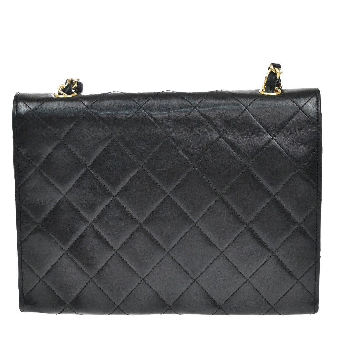 Chanel Chanel Vintage CC Mini chain Shoulder Bag Leather Size ONE SIZE - 2 Thumbnail