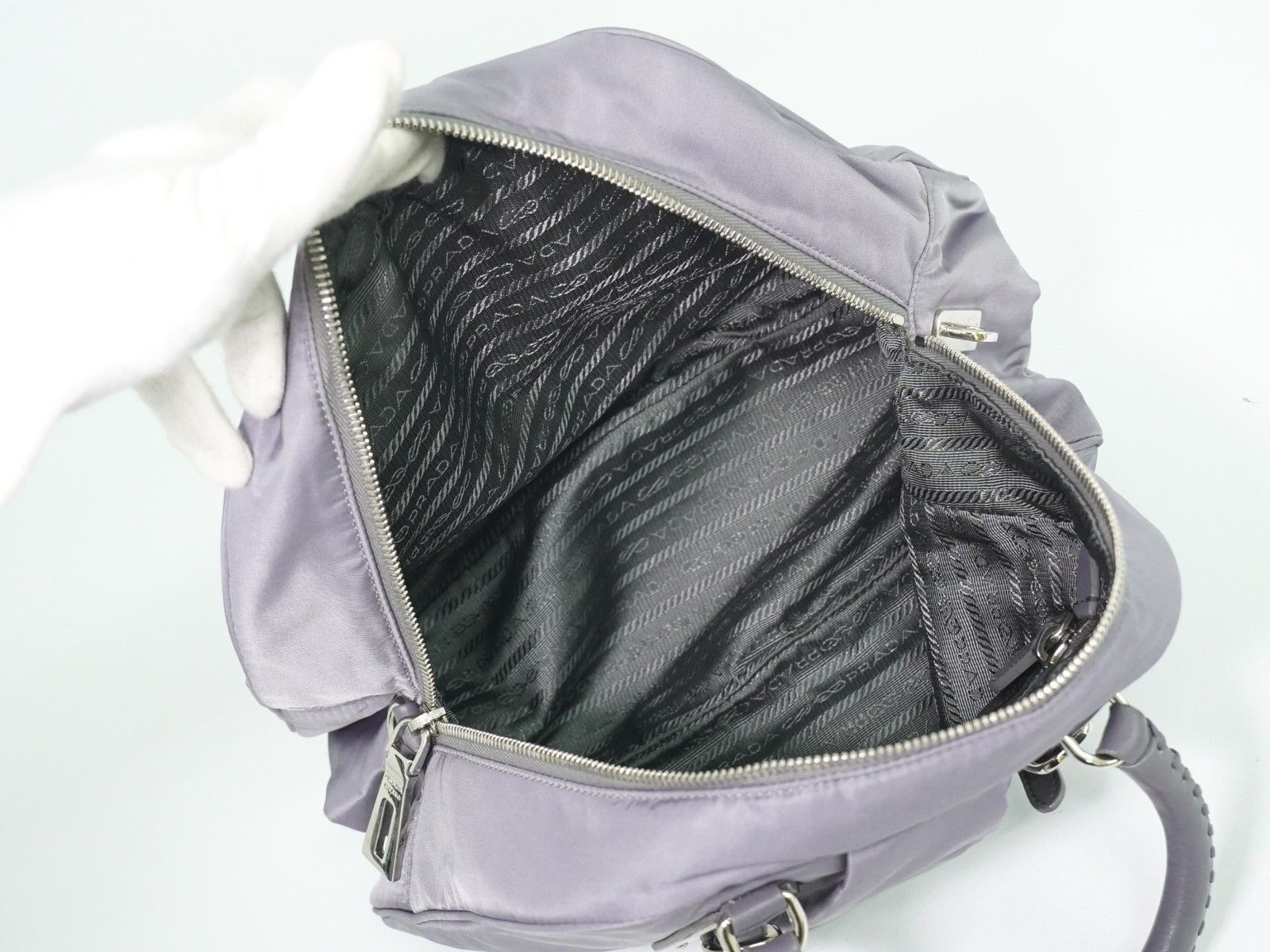 Prada Prada Buckle Dome Satchel Tessuto Size ONE SIZE - 17 Thumbnail