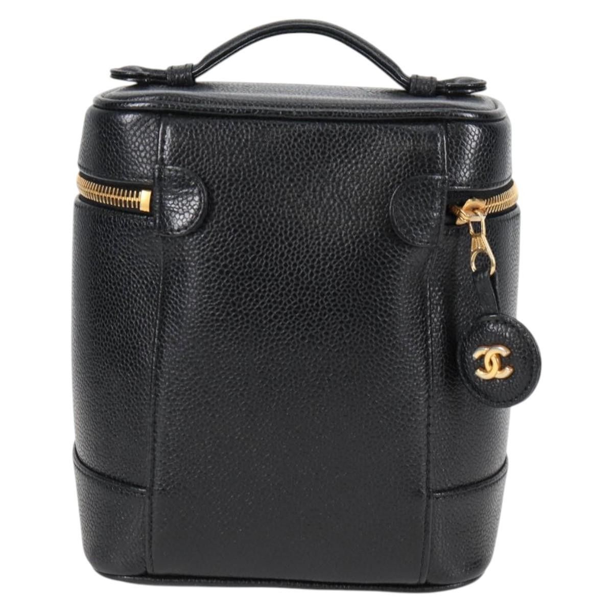 Chanel Chanel Vintage Timeless Cosmetic Case Caviar Size ONE SIZE - 2 Thumbnail