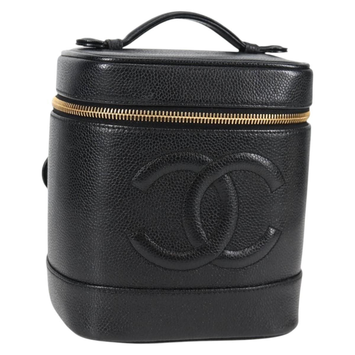 Chanel Chanel Vintage Timeless Cosmetic Case Caviar Size ONE SIZE - 19 Thumbnail