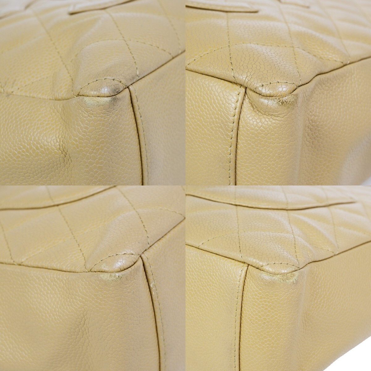 Chanel Chanel Petite Shopping Tote Quilted Caviar Size ONE SIZE - 9 Thumbnail