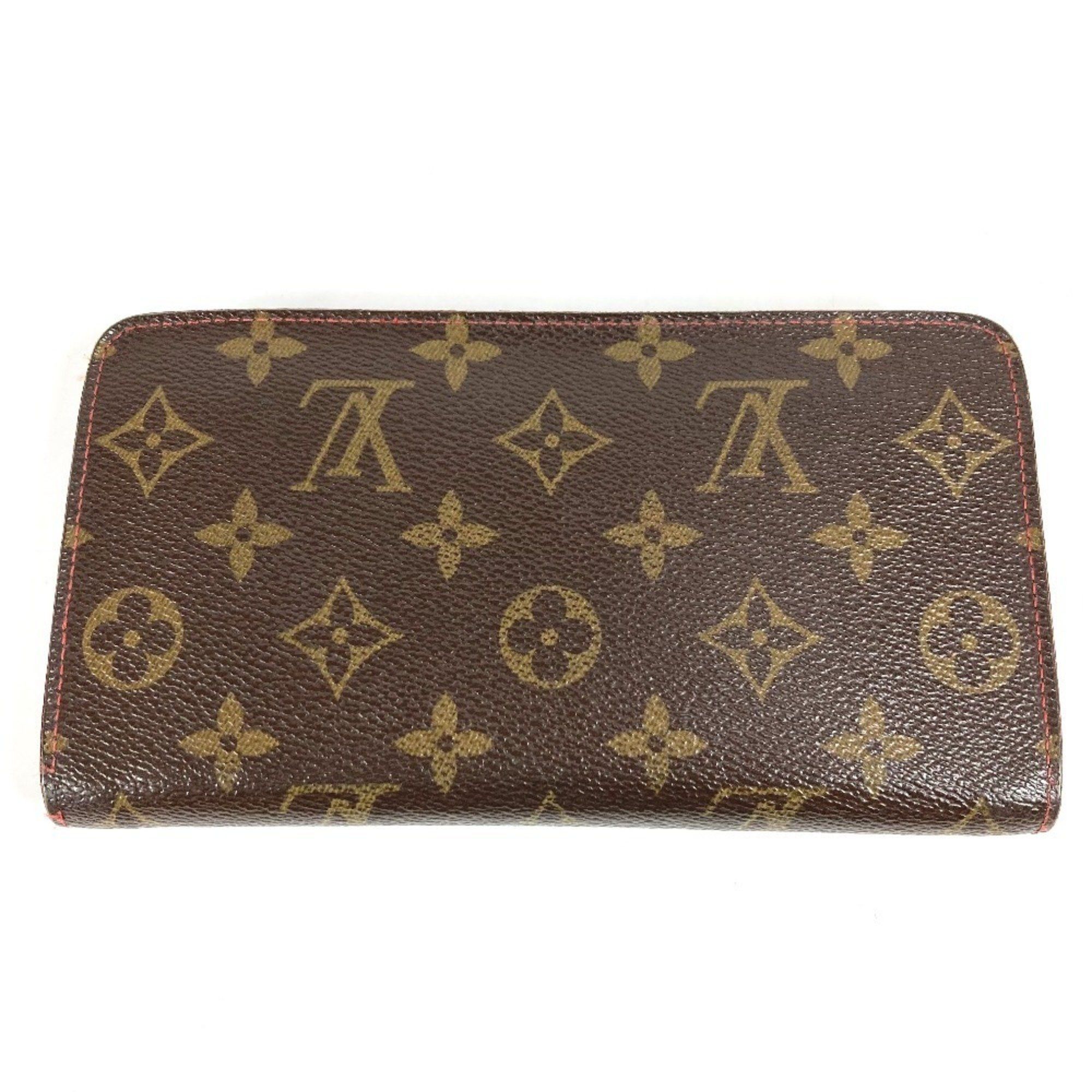 Louis Vuitton LOUIS VUITTON M95006 Monogram Cherry Porte-Monnaie Zip-Around Long Wallet in Canvas, Brown, Women's, by Takashi Murakami Size ONE SIZE - 2 Thumbnail