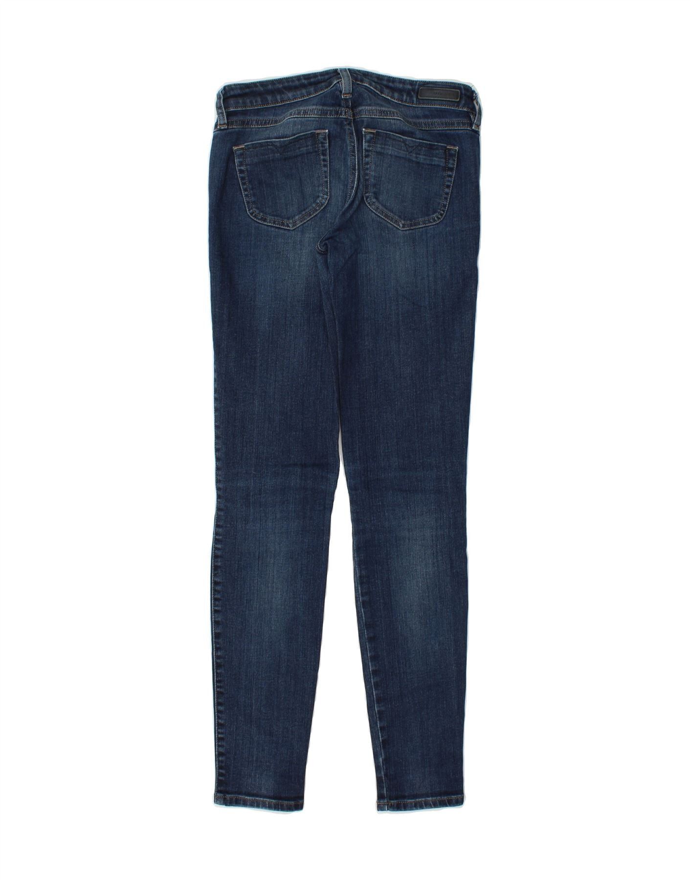 Diesel Womens Slim Skinny Jeans W25 L32 Blue Size 42" / US 20 - 2 Thumbnail