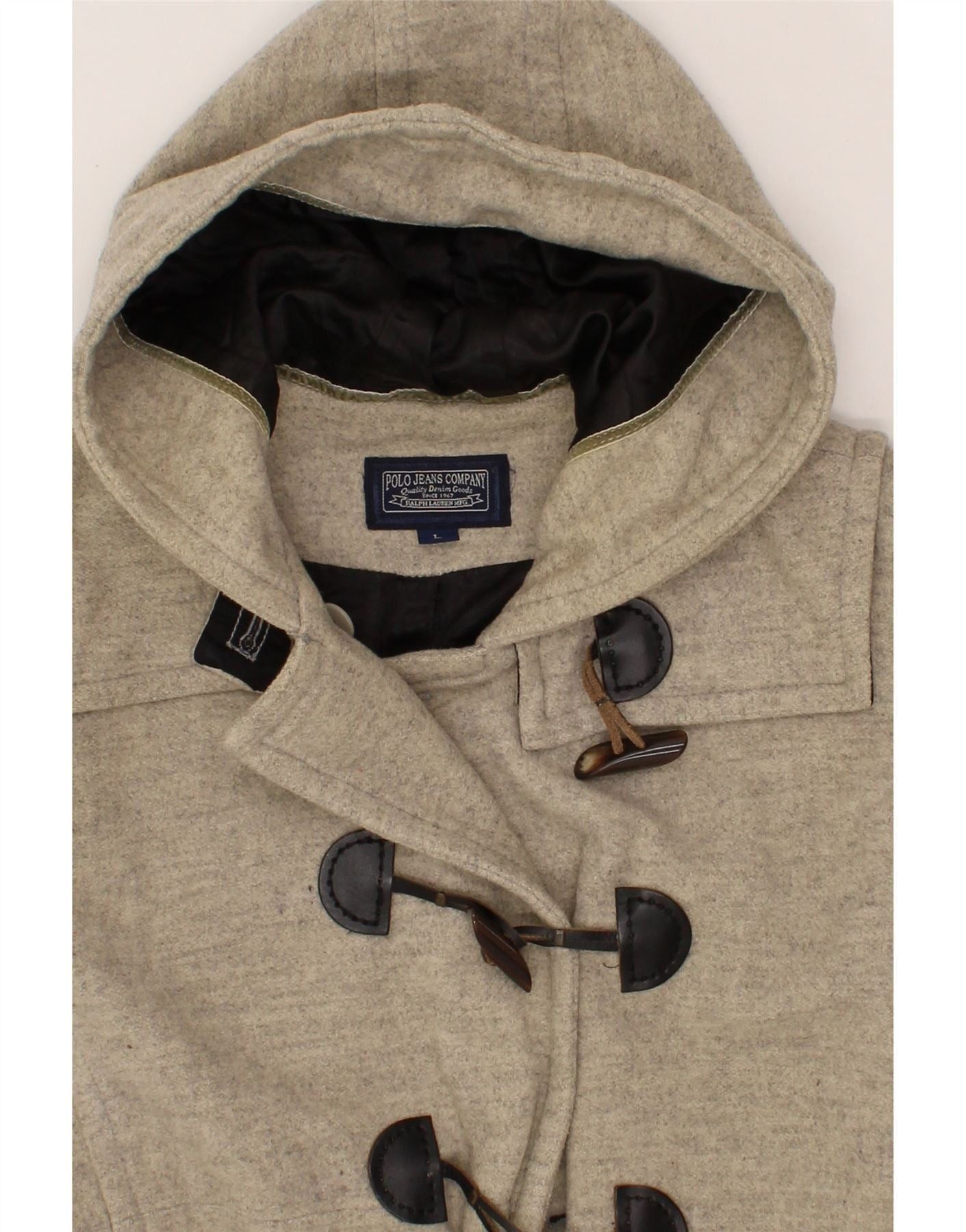 Polo Ralph Lauren Womens Overd Hooded Duffle Coat UK 16 Large Grey Size L / US 10 / IT 46 - 6 Thumbnail