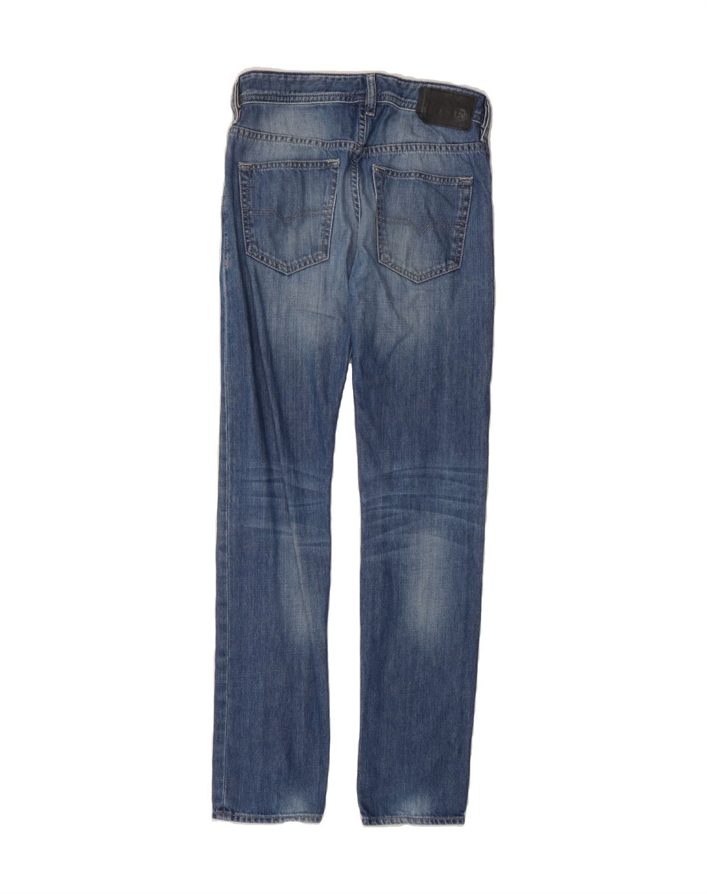 Diesel Womens Buster Regular Slim Tapered Jeans W27 L32 Blue Cotton Size 42" / US 20 - 2 Thumbnail