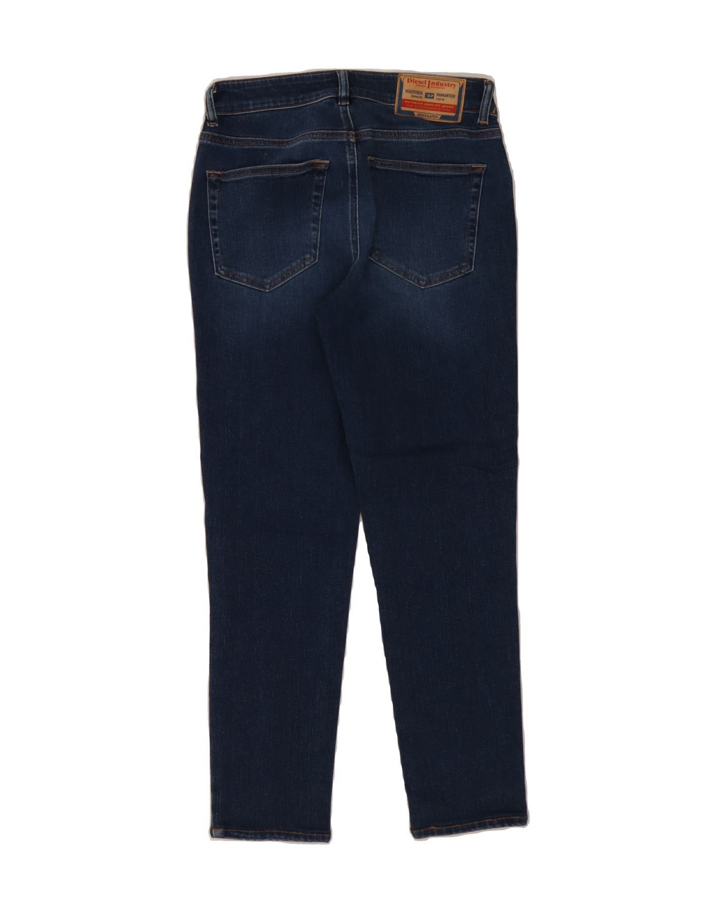 Diesel Womens Skinny Jeans W28 L26 Blue Cotton Size 42" / US 20 - 2 Thumbnail