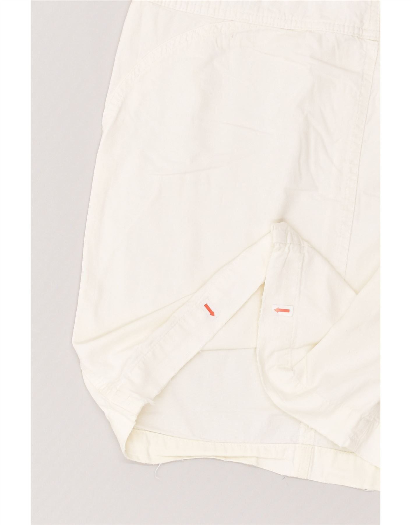Diesel Womens Pencil Skirt W30 Medium White Cotton Size 24" / US 00 / IT 34 - 5 Thumbnail