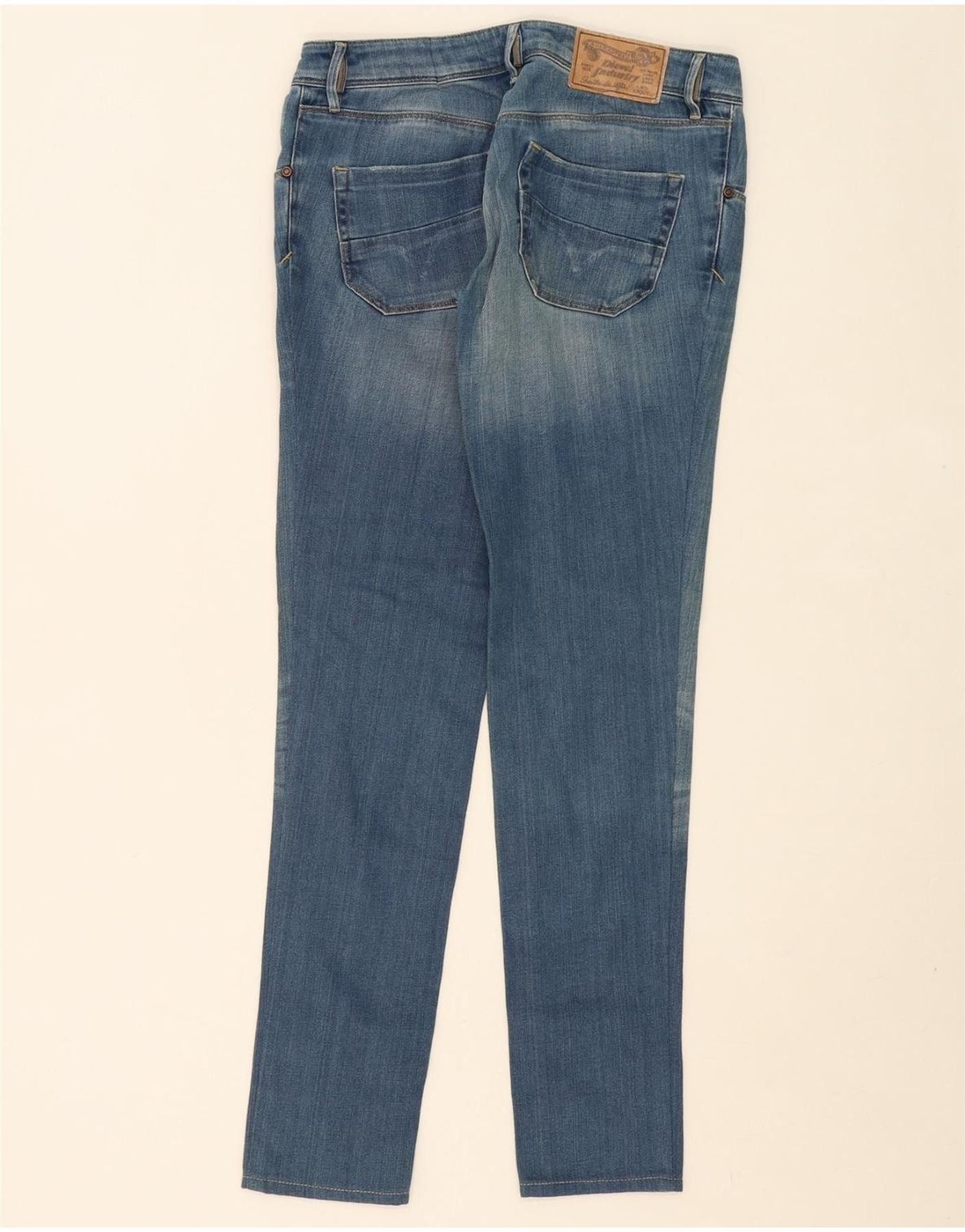 Diesel Womens Nevy Slim Jeans W29 L31 Blue Cotton Size 42" / US 20 - 2 Thumbnail