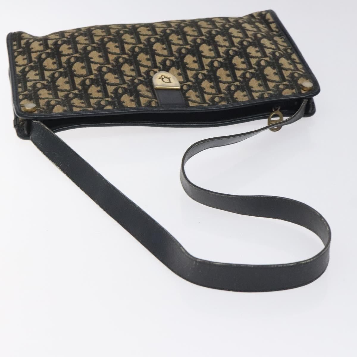 Dior Christian Dior Vintage Trotter Shoulder Bag Canvas Size ONE SIZE - 7 Thumbnail