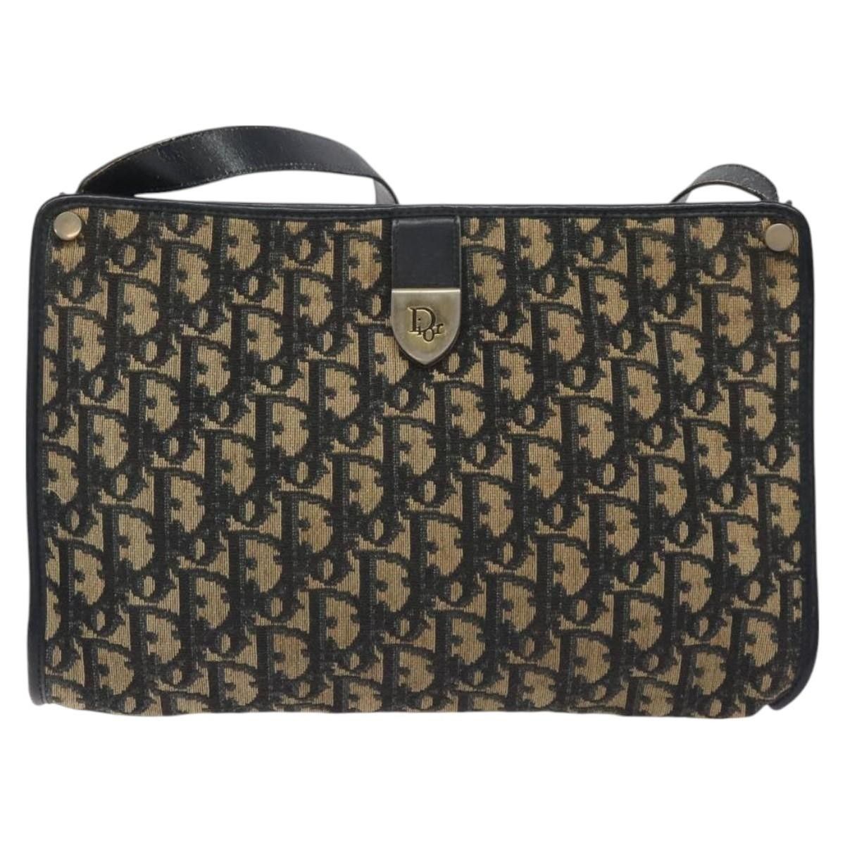 Dior Christian Dior Vintage Trotter Shoulder Bag Canvas Size ONE SIZE - 18 Thumbnail