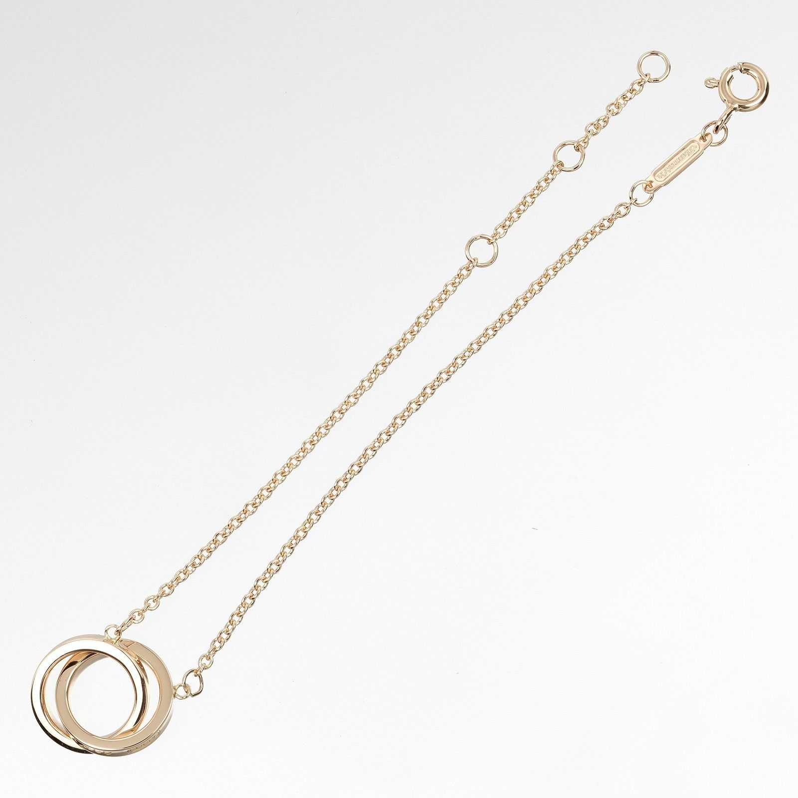 Tiffany & Co. Tiffany & Co. 1837 Interlocking Circles Chain Bracelet 18K Rose Gold Size ONE SIZE - 2 Thumbnail