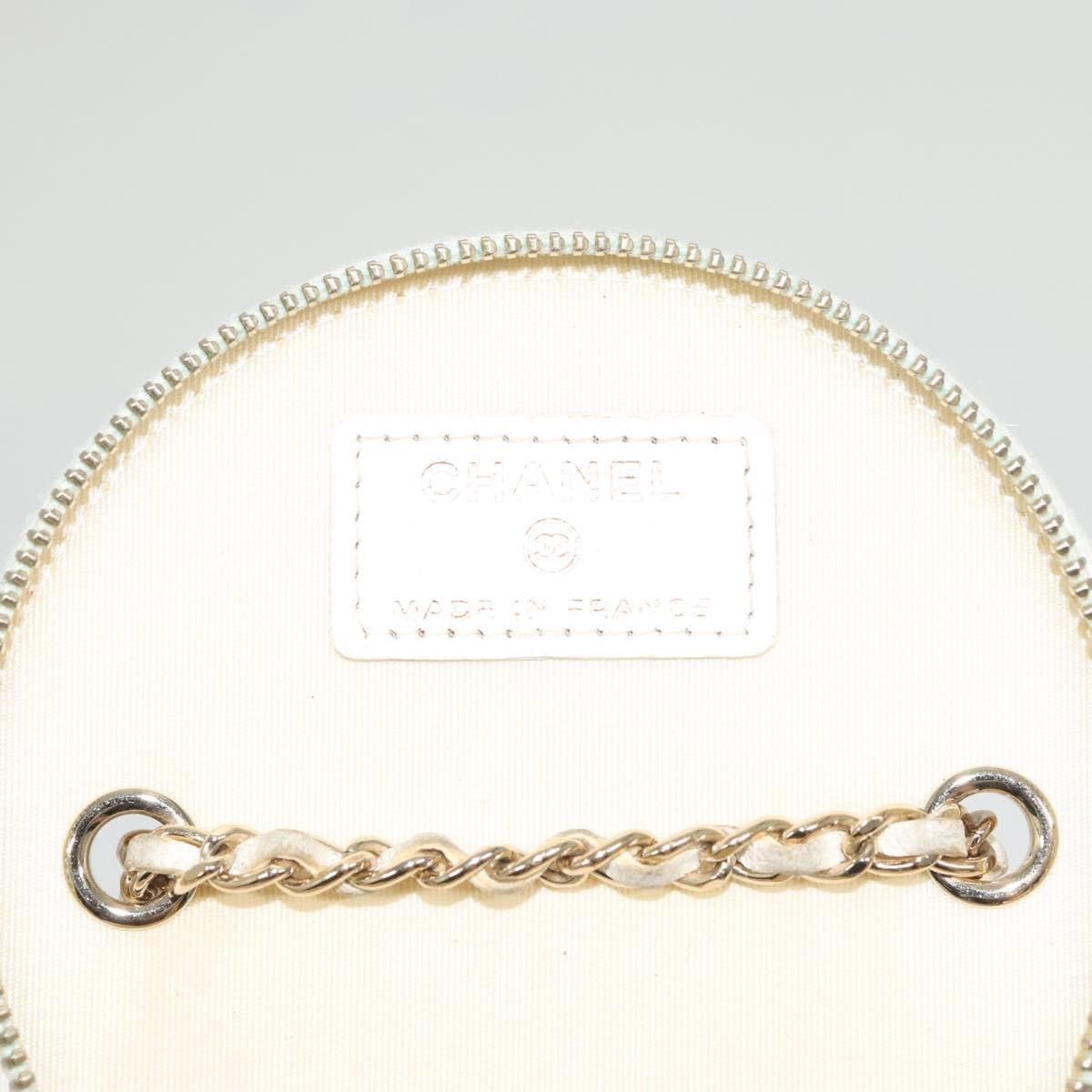 Chanel Chanel CC Round Vanity Case with Chain Quilted Lambskin Size ONE SIZE - 19 Thumbnail