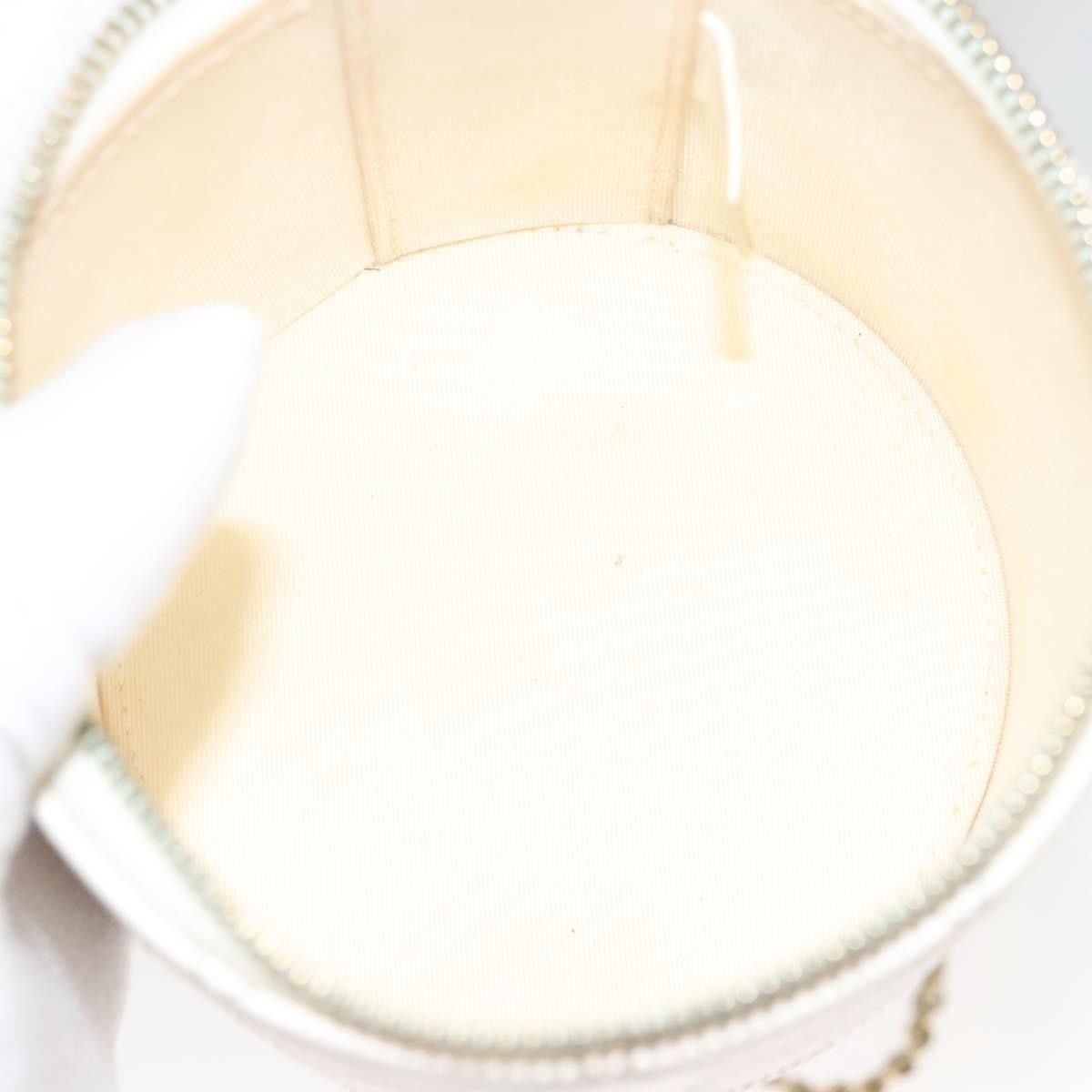 Chanel Chanel CC Round Vanity Case with Chain Quilted Lambskin Size ONE SIZE - 5 Thumbnail