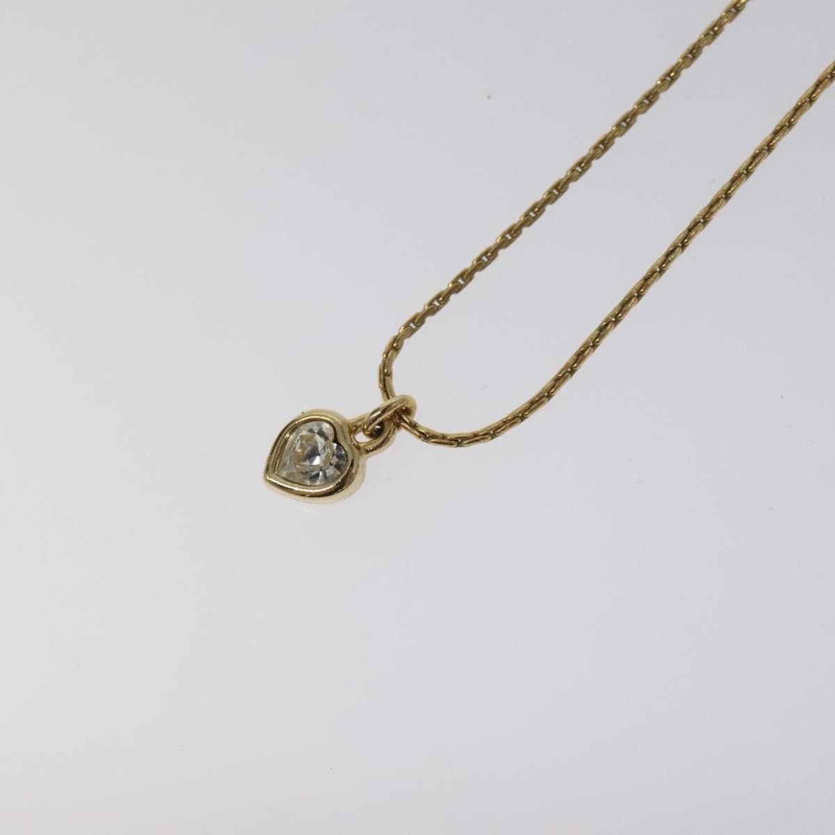 Dior Christian Dior Heart Charm Necklace Metal Size ONE SIZE - 3 Thumbnail