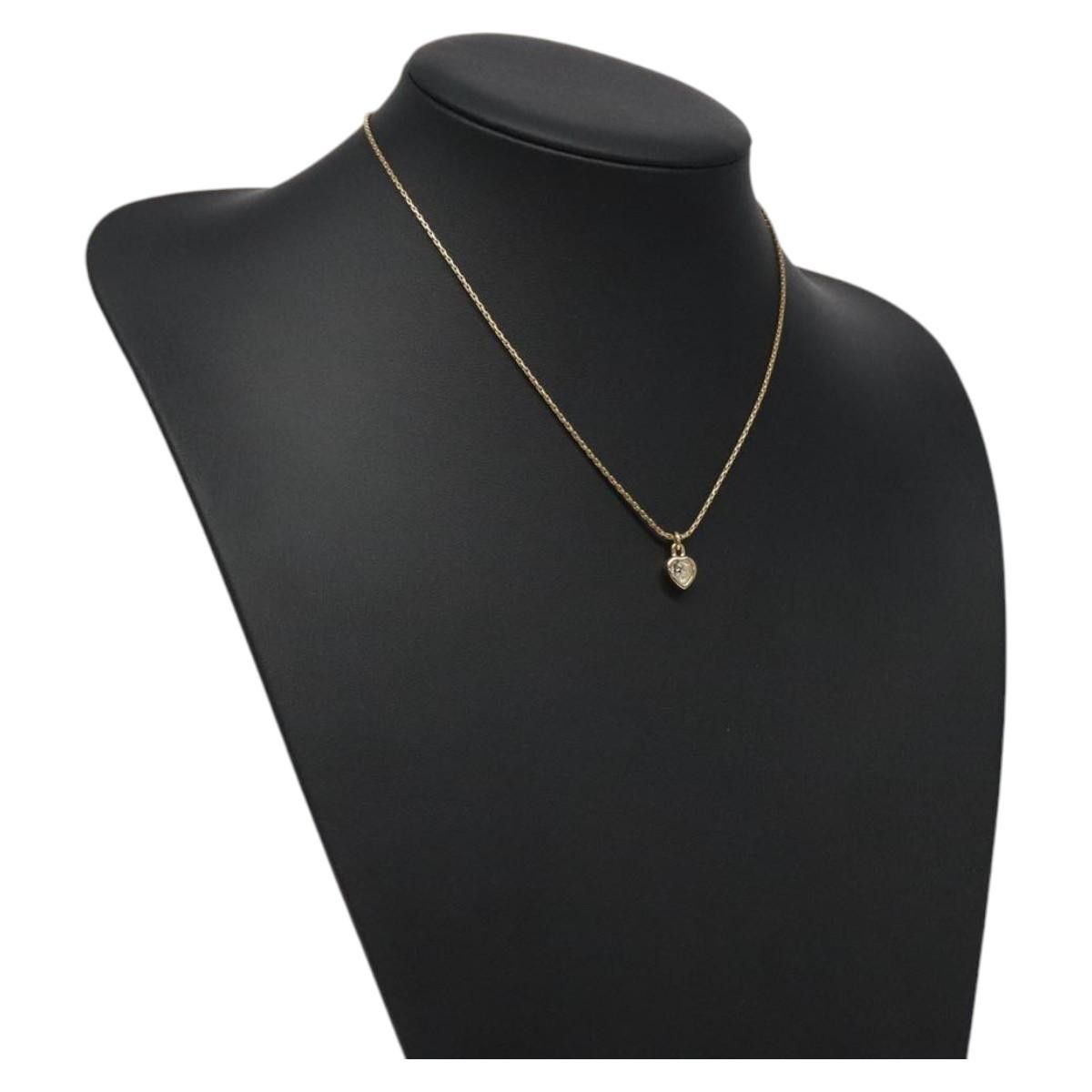 Dior Christian Dior Heart Charm Necklace Metal Size ONE SIZE - 9 Thumbnail