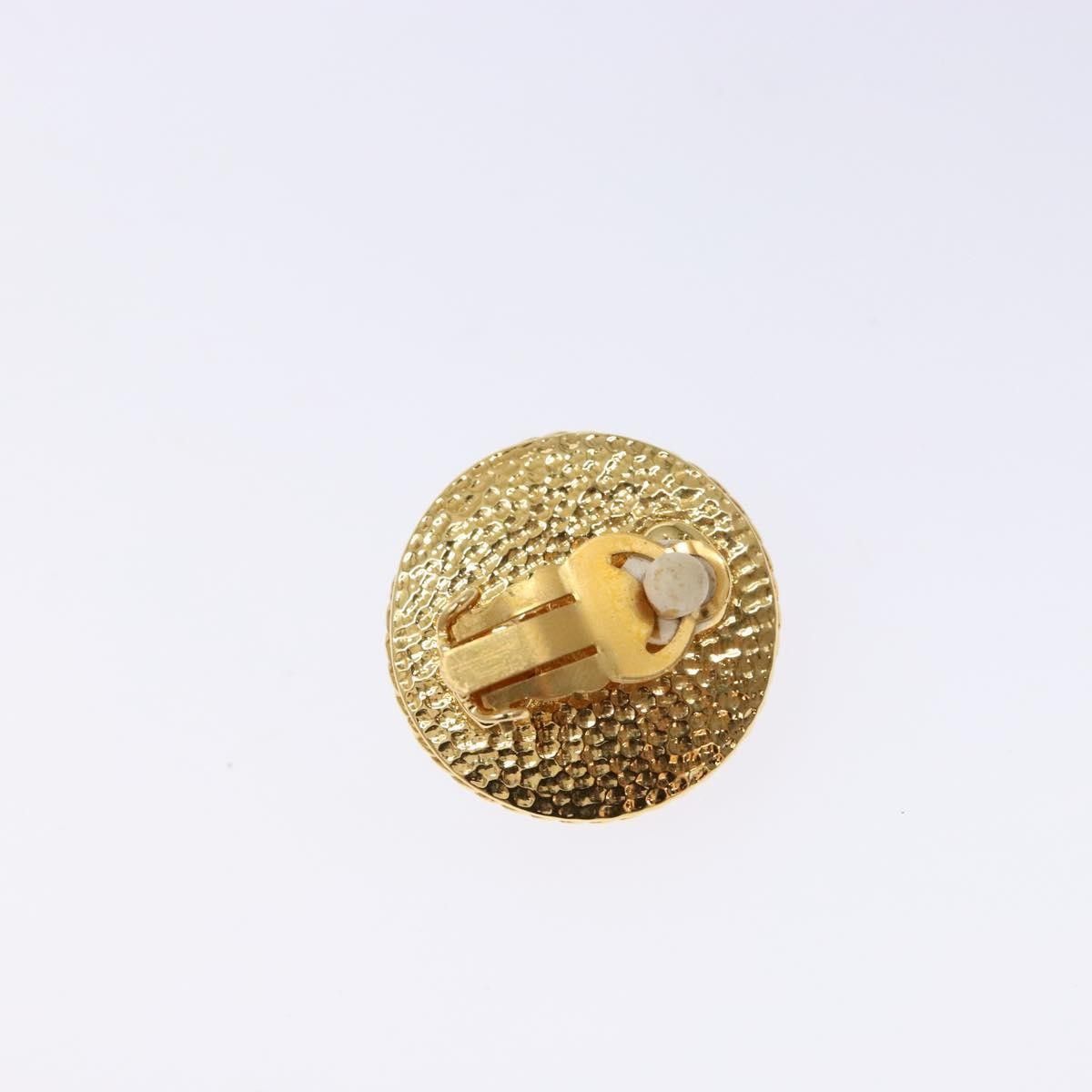Chanel Chanel CC Hoop Clip-On Earrings Crystal Embellished Metal Size ONE SIZE - 7 Thumbnail