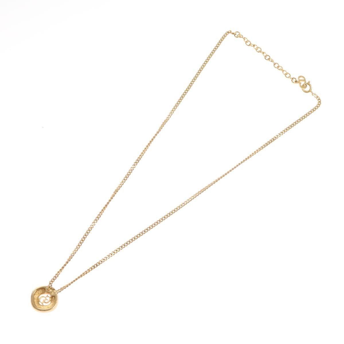 Dior Christian Dior CD Pendant Necklace Metal Size ONE SIZE - 2 Thumbnail