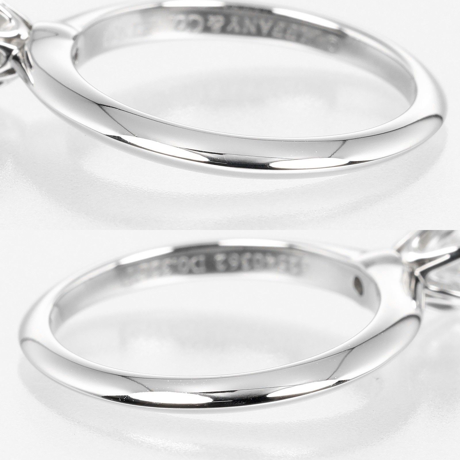 Tiffany & Co. Tiffany & Co. Tiffany Setting Solitaire Ring Platinum with RBC Diamond F/VS1 Size ONE SIZE - 5 Thumbnail