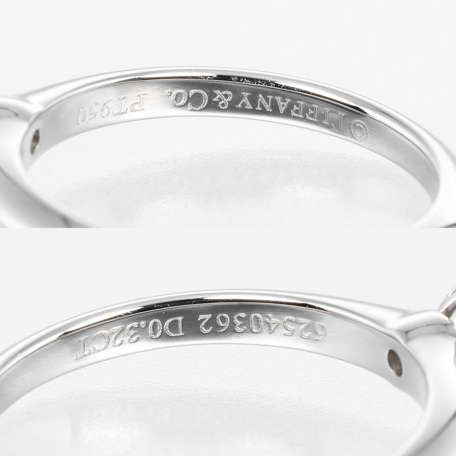 Tiffany & Co. Tiffany & Co. Tiffany Setting Solitaire Ring Platinum with RBC Diamond F/VS1 Size ONE SIZE - 6 Thumbnail