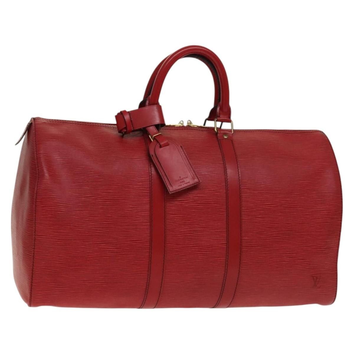 Louis Vuitton Louis Vuitton Keepall Bag Epi Leather Size ONE SIZE - 15 Thumbnail