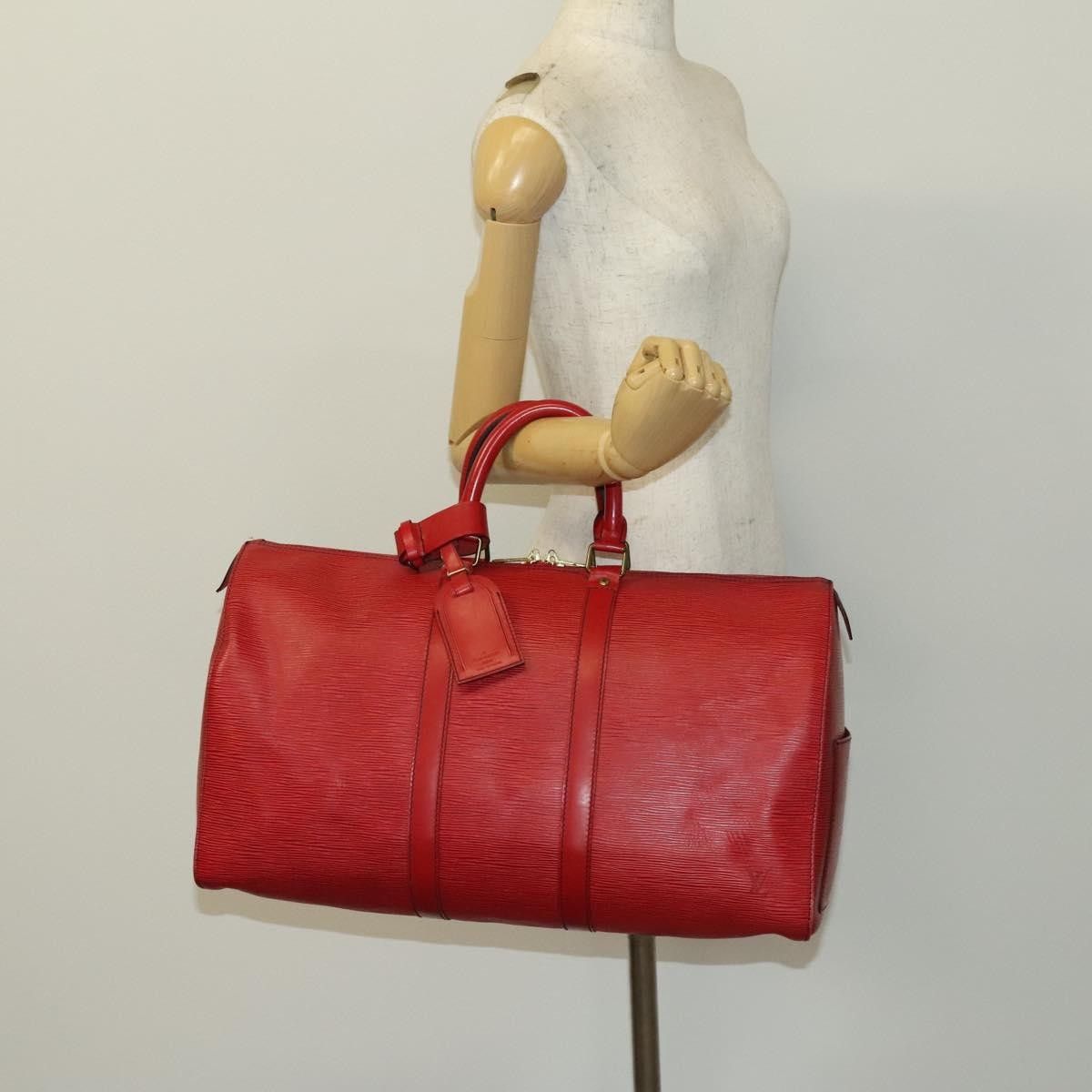 Louis Vuitton Louis Vuitton Keepall Bag Epi Leather Size ONE SIZE - 14 Thumbnail