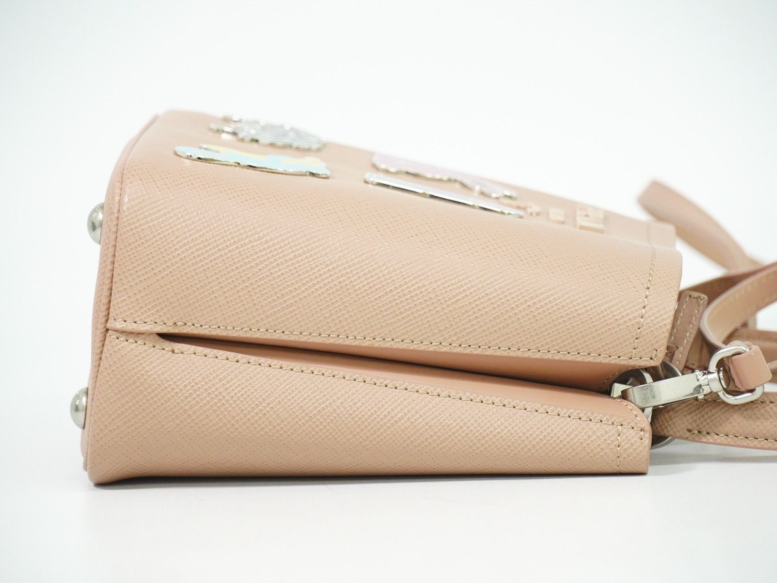 Prada Prada Panier Bucket Bag Saffiano Leather Size ONE SIZE - 3 Thumbnail