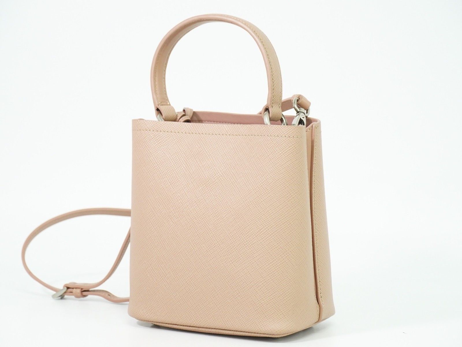 Prada Prada Panier Bucket Bag Saffiano Leather Size ONE SIZE - 2 Thumbnail