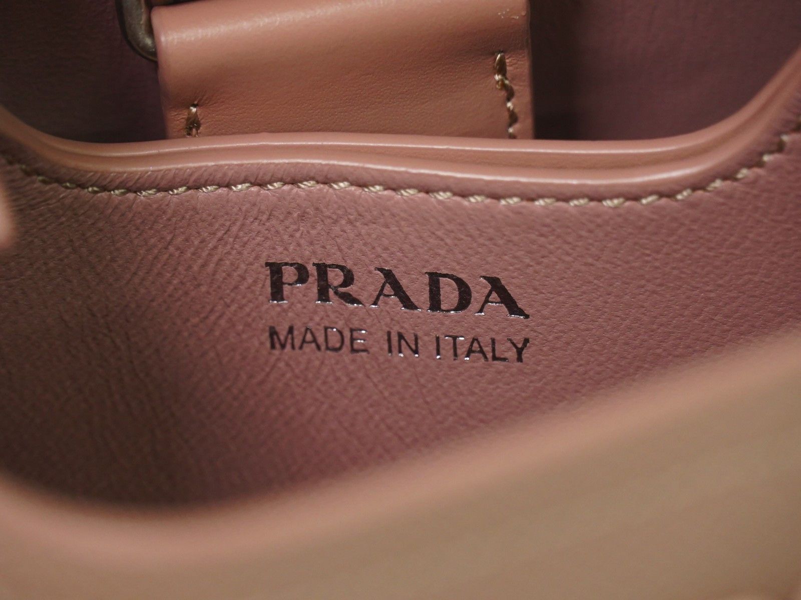 Prada Prada Panier Bucket Bag Saffiano Leather Size ONE SIZE - 6 Thumbnail