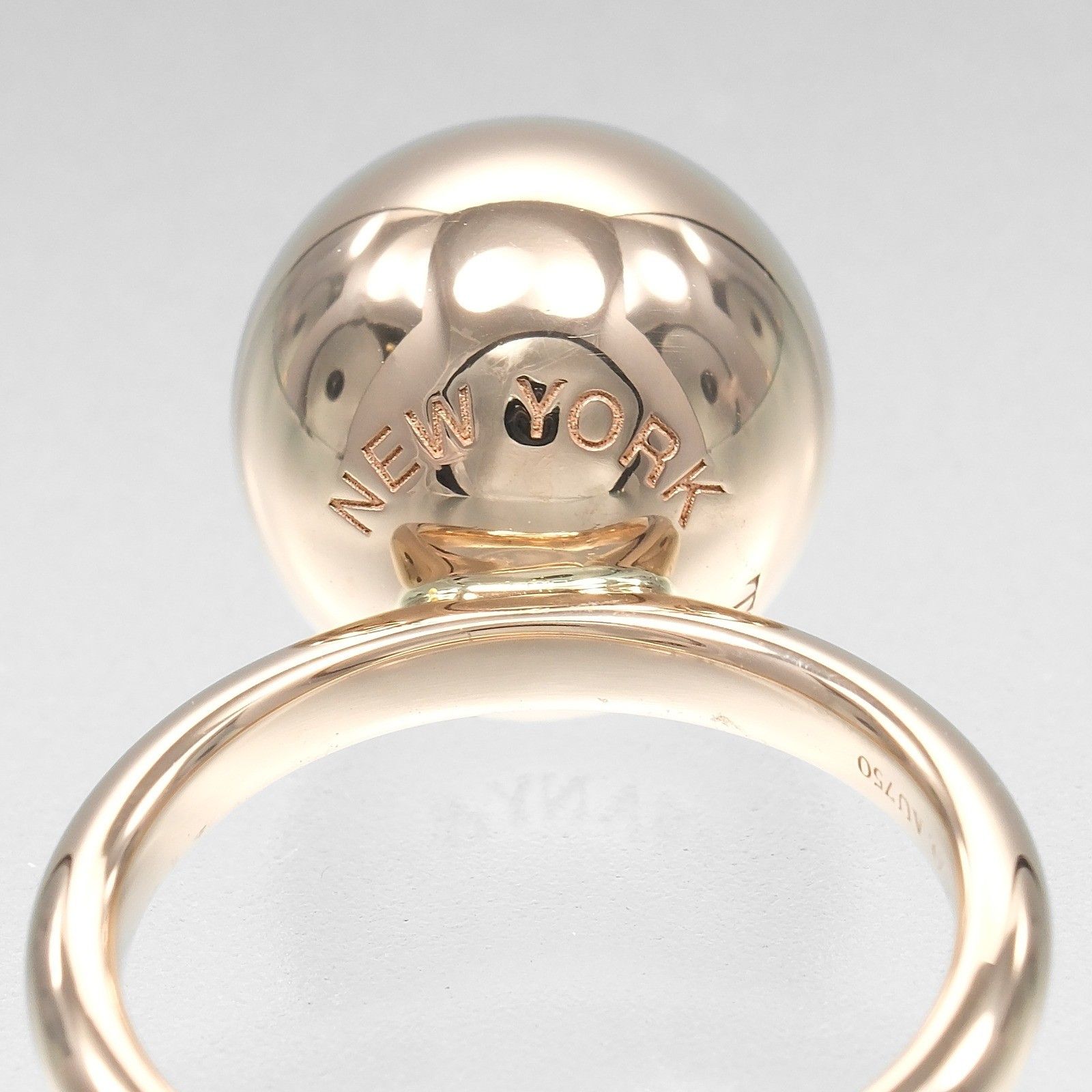 Tiffany & Co. Tiffany & Co. HardWear Ball Ring 18K Pink Gold Size ONE SIZE - 9 Thumbnail
